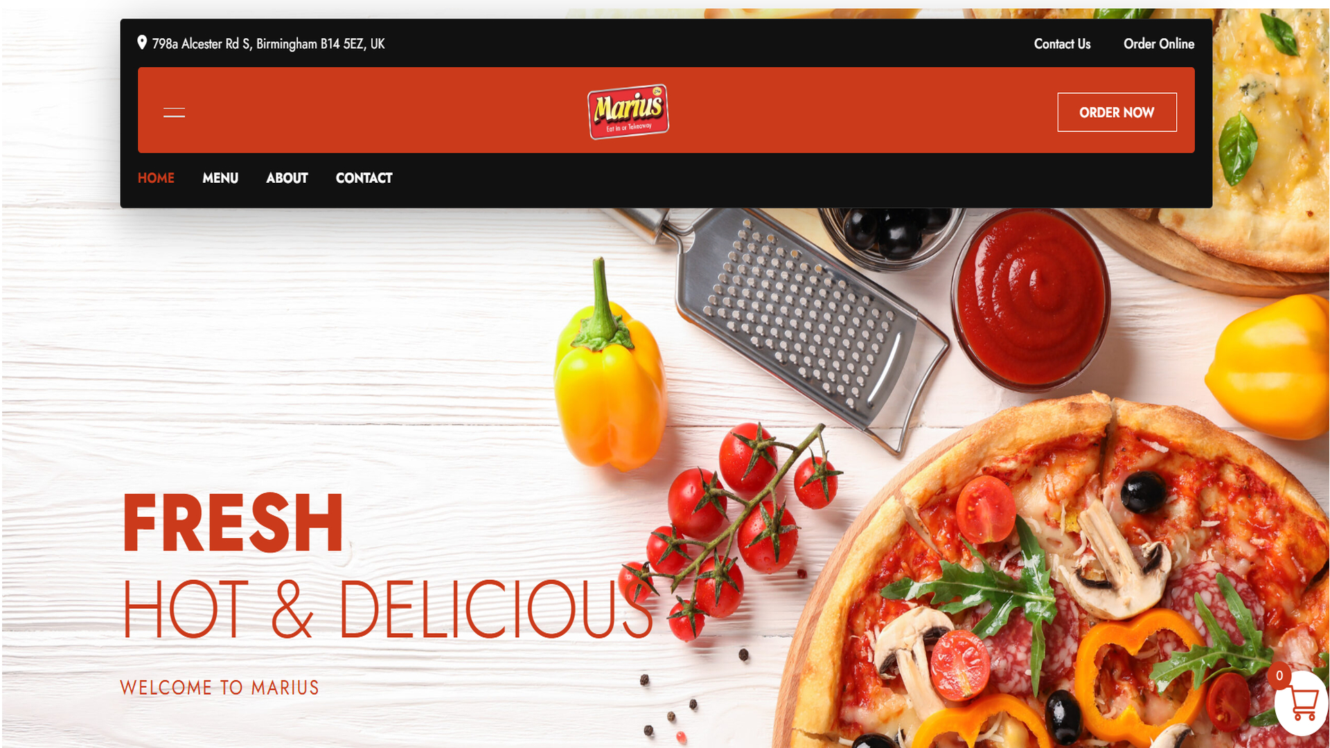 Marius Eat in or takeaway