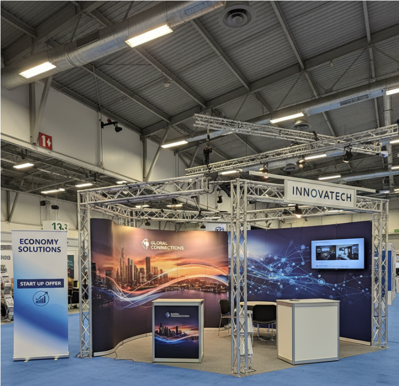 Large-format printed office wall graphics